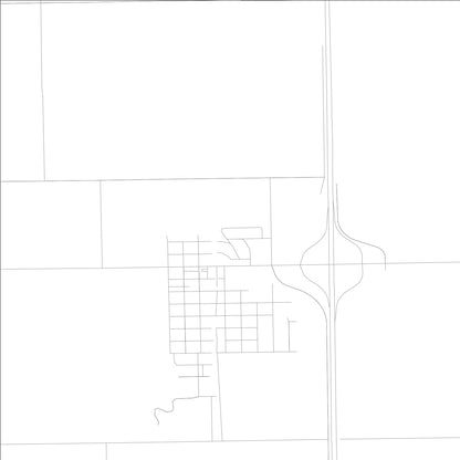 ROAD MAP OF DIVERNON, ILLINOIS BY MAPBAKES