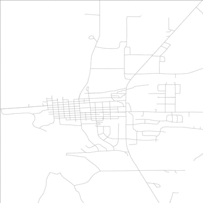 ROAD MAP OF CHALLIS, IDAHO BY MAPBAKES