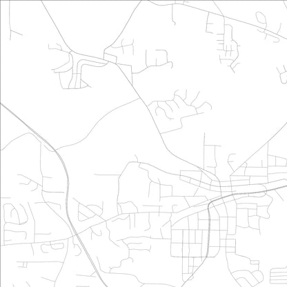 ROAD MAP OF AUSTELL, GEORGIA BY MAPBAKES