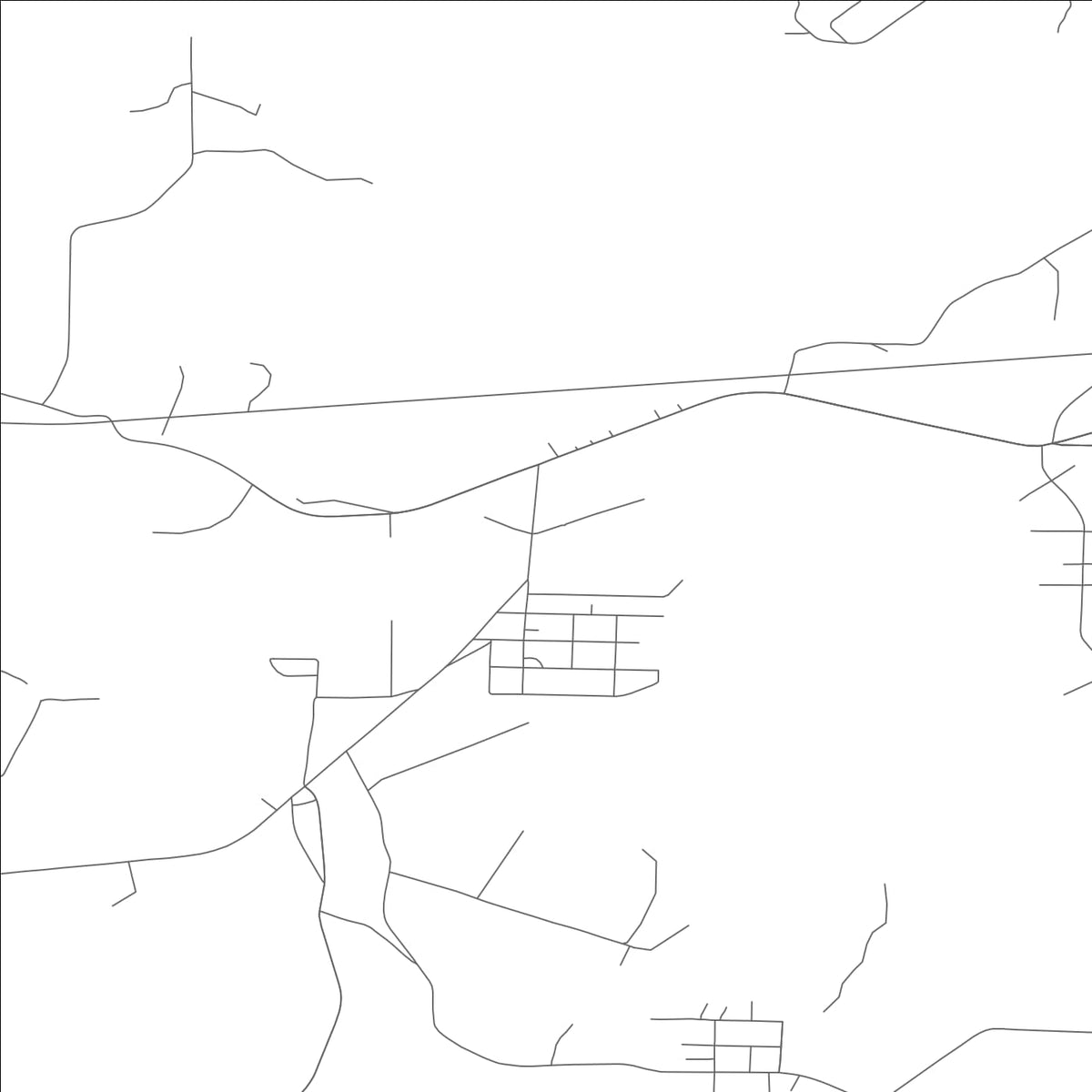 ROAD MAP OF FRANKCLAY, MISSOURI BY MAPBAKES