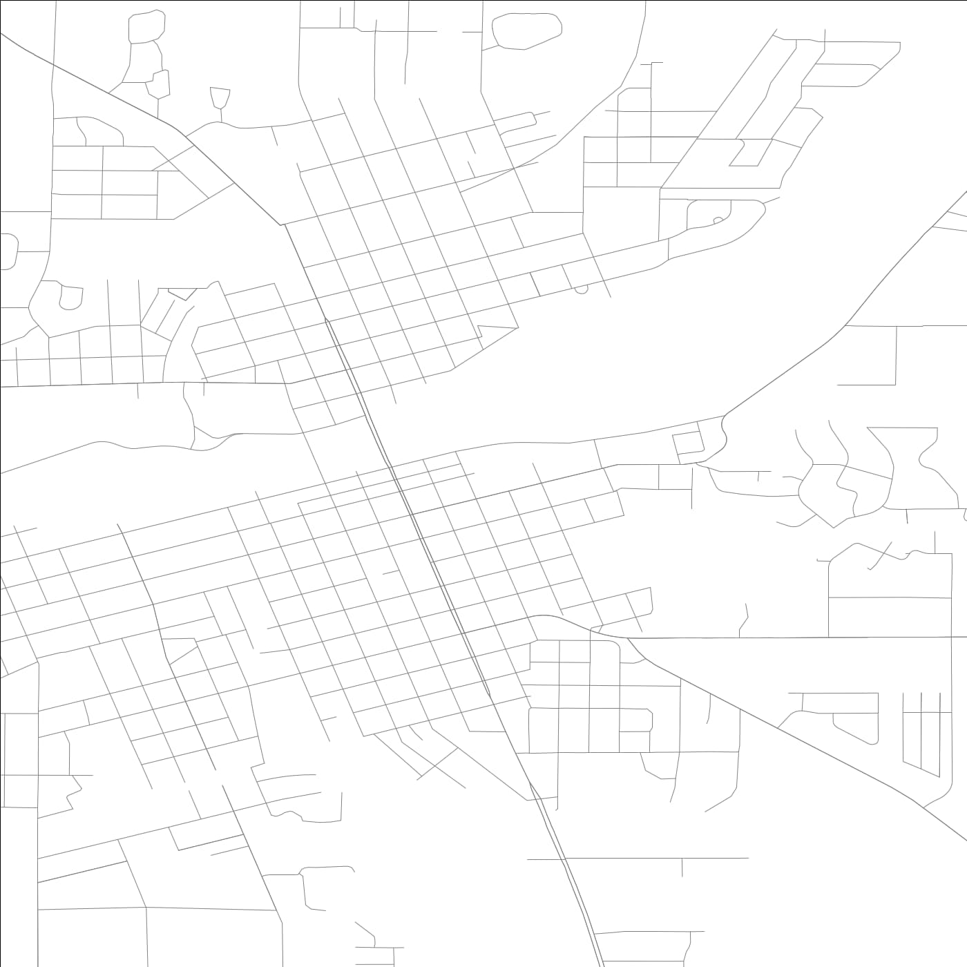 ROAD MAP OF DIXON, ILLINOIS BY MAPBAKES