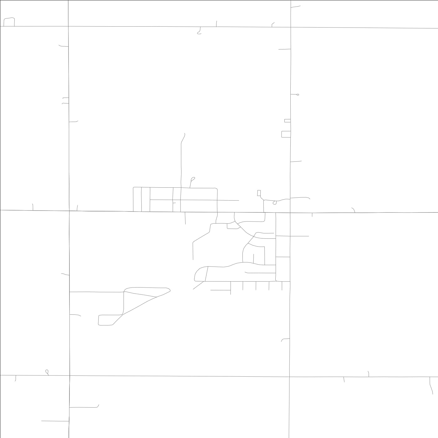 ROAD MAP OF GILBERT, LOWA BY MAPBAKES