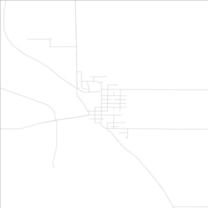 ROAD MAP OF GILBERTVILLE, LOWA BY MAPBAKES