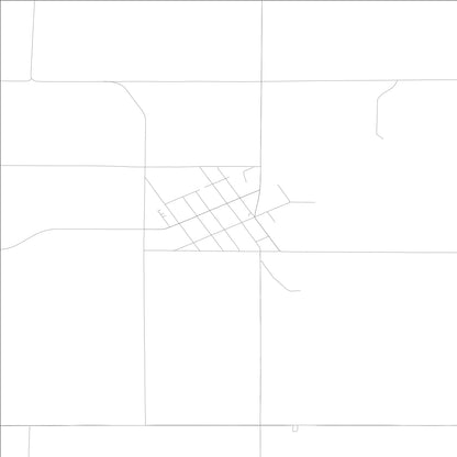 ROAD MAP OF GILMAN, LOWA BY MAPBAKES