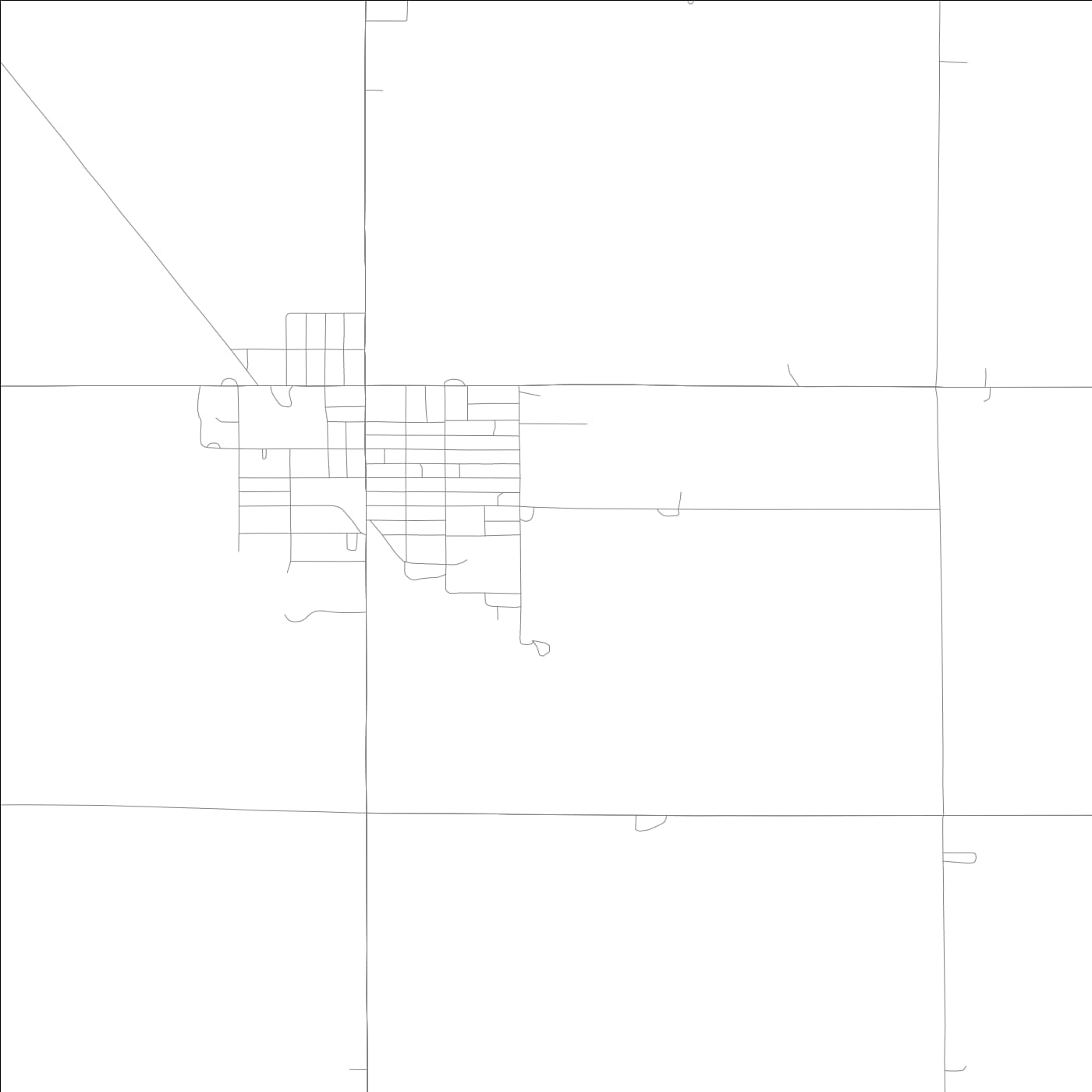 ROAD MAP OF GILMORE CITY, LOWA BY MAPBAKES