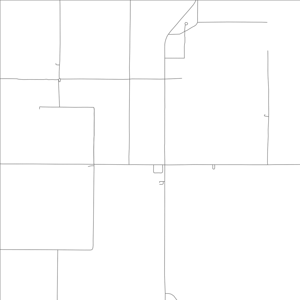 ROAD MAP OF FRISBEE, MISSOURI BY MAPBAKES