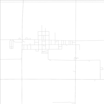 ROAD MAP OF GOWRIE, LOWA BY MAPBAKES