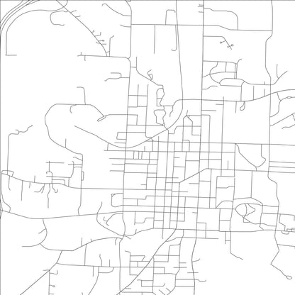 ROAD MAP OF FULTON, MISSOURI BY MAPBAKES