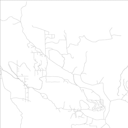 ROAD MAP OF DESCANSO, CALIFORNIA BY MAPBAKES