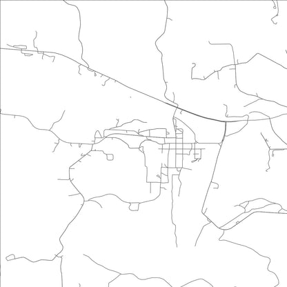 ROAD MAP OF GALENA, MISSOURI BY MAPBAKES