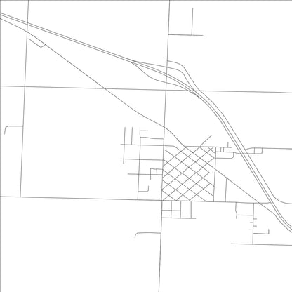 ROAD MAP OF GARDEN CITY, MISSOURI BY MAPBAKES