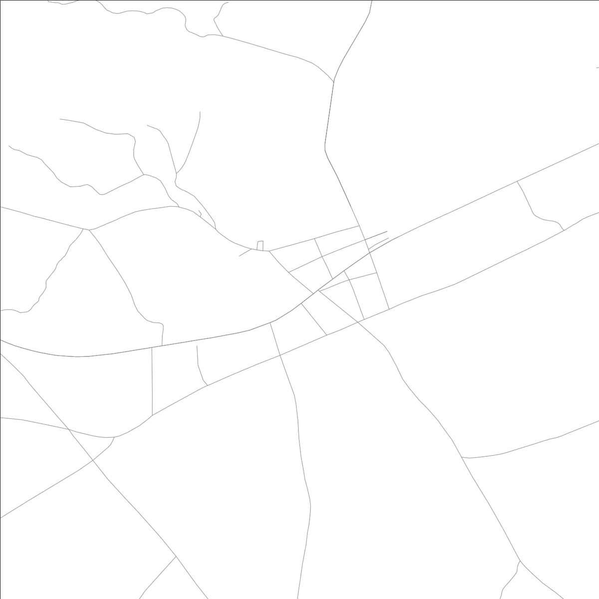 ROAD MAP OF AVERA, GEORGIA BY MAPBAKES