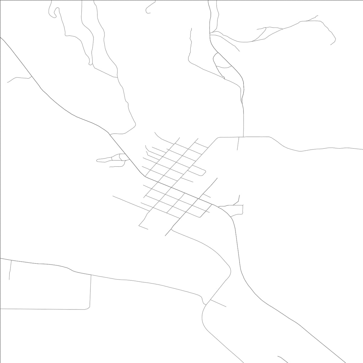 ROAD MAP OF CLARK FORK, IDAHO BY MAPBAKES