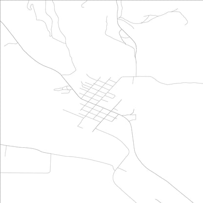 ROAD MAP OF CLARK FORK, IDAHO BY MAPBAKES