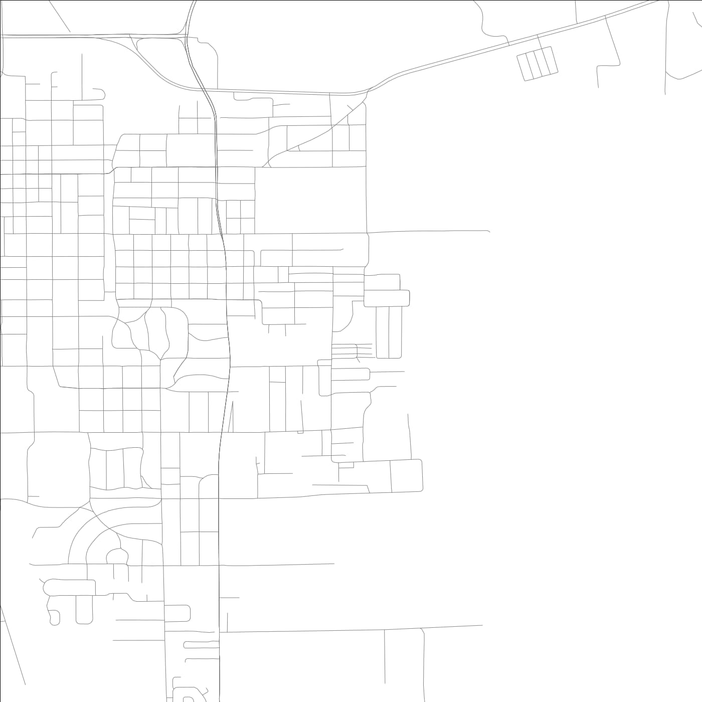 ROAD MAP OF BARTOW, FLORIDA BY MAPBAKES