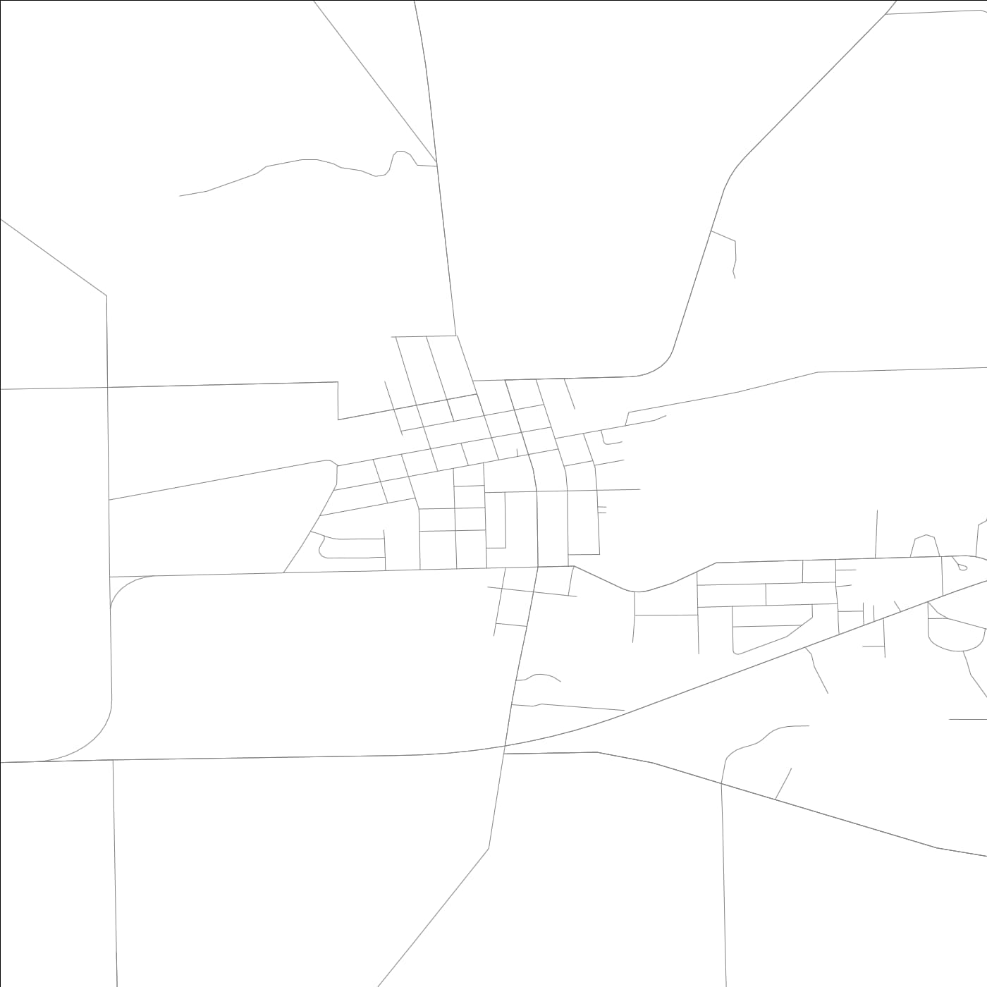 ROAD MAP OF EARLVILLE, ILLINOIS BY MAPBAKES