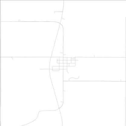 ROAD MAP OF GRANT, LOWA BY MAPBAKES