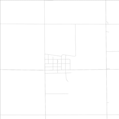 ROAD MAP OF GRANVILLE, LOWA BY MAPBAKES