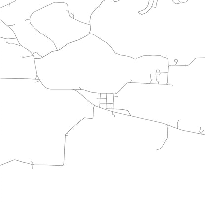 ROAD MAP OF GERSTER, MISSOURI BY MAPBAKES
