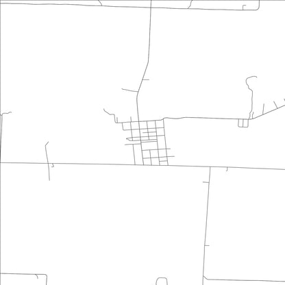 ROAD MAP OF GILLIAM, MISSOURI BY MAPBAKES