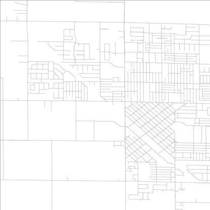 ROAD MAP OF DINUBA, CALIFORNIA BY MAPBAKES