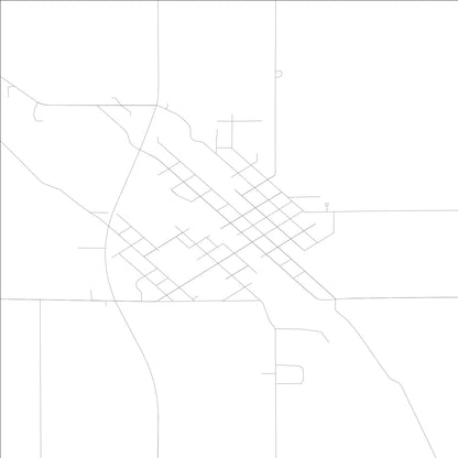 ROAD MAP OF GREENE, LOWA BY MAPBAKES