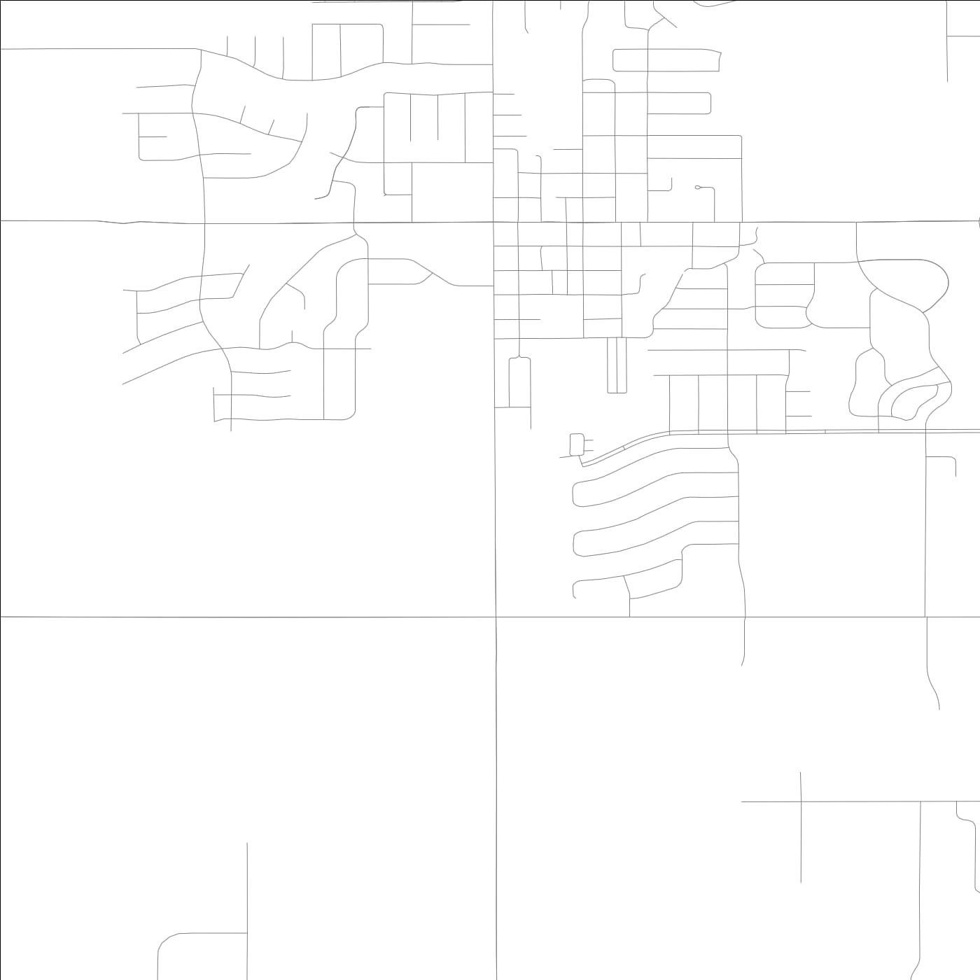 ROAD MAP OF GRIMES, LOWA BY MAPBAKES