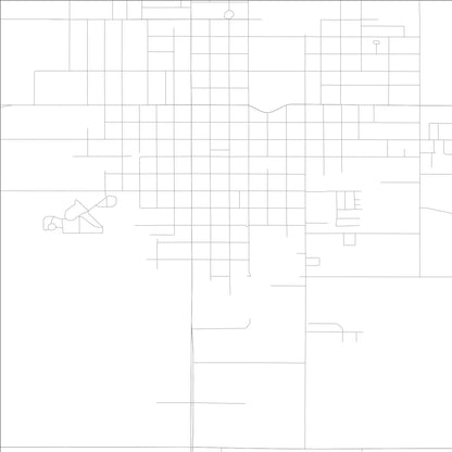 ROAD MAP OF GRINNELL, LOWA BY MAPBAKES