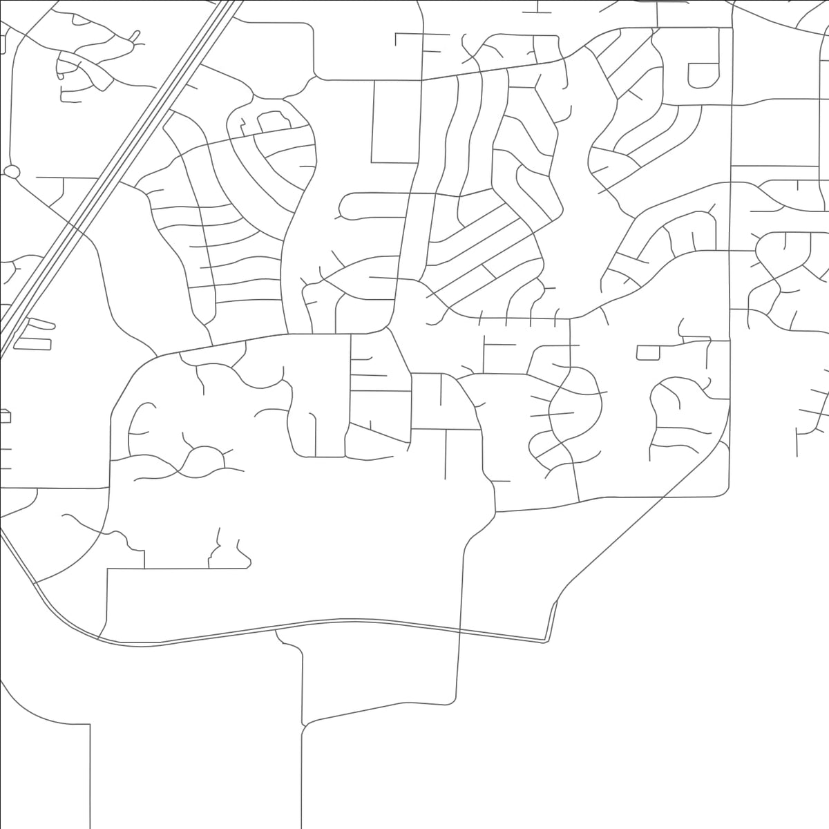 ROAD MAP OF GLENAIRE, MISSOURI BY MAPBAKES