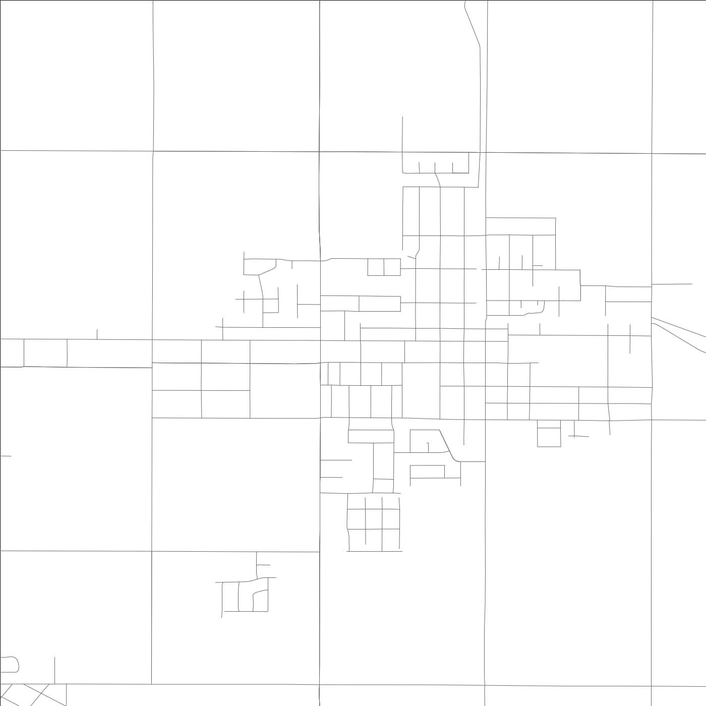 ROAD MAP OF DOS PALOS, CALIFORNIA BY MAPBAKES