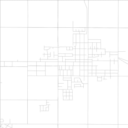 ROAD MAP OF DOS PALOS, CALIFORNIA BY MAPBAKES