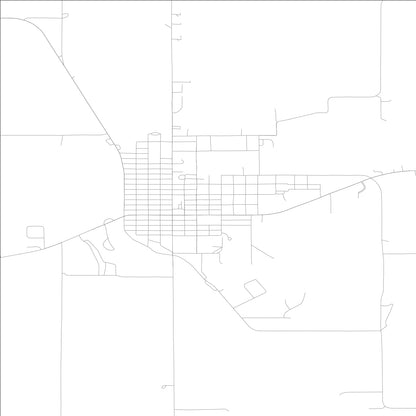 ROAD MAP OF GUTHRIE CENTER, LOWA BY MAPBAKES