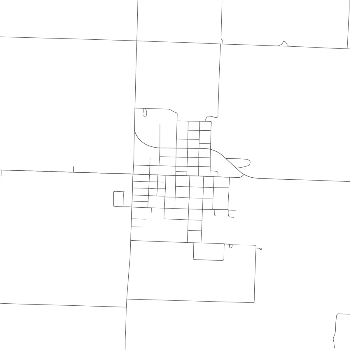 ROAD MAP OF GOLDEN CITY, MISSOURI BY MAPBAKES