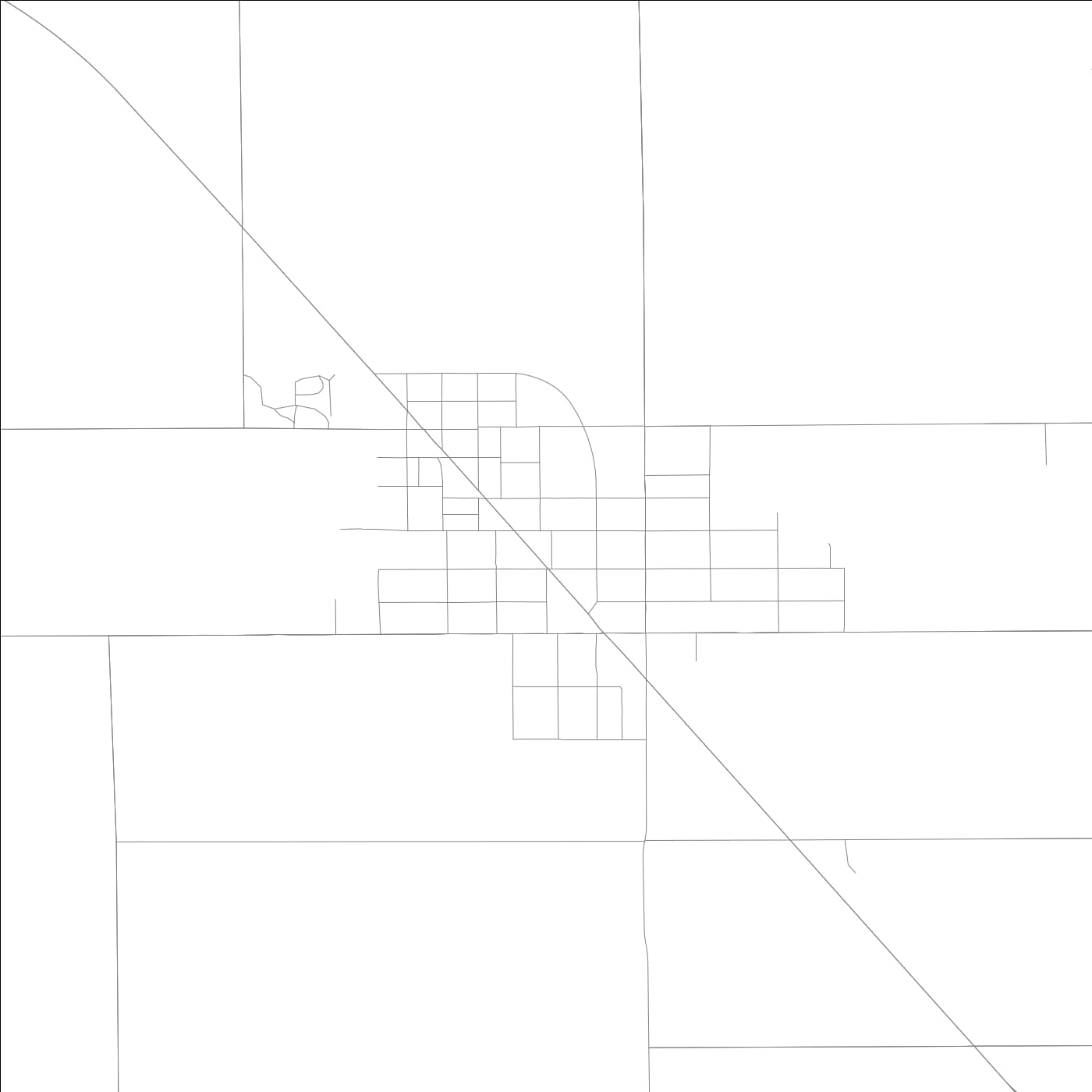 ROAD MAP OF EDINBURG, ILLINOIS BY MAPBAKES