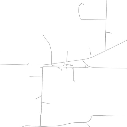 ROAD MAP OF GOSS, MISSOURI BY MAPBAKES