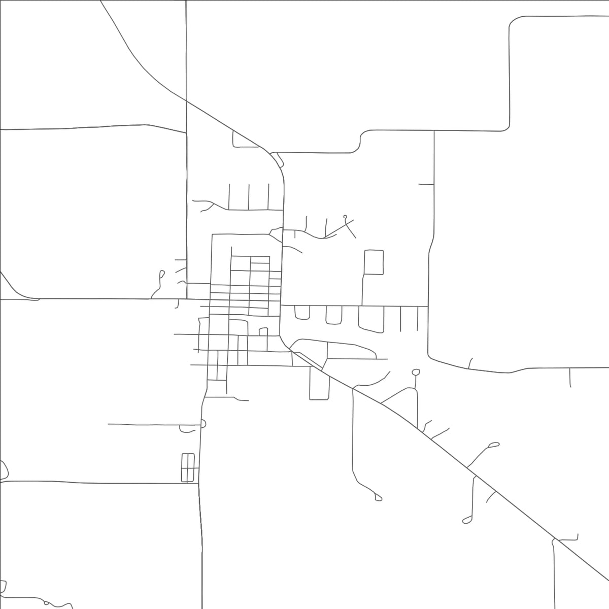 ROAD MAP OF GOWER, MISSOURI BY MAPBAKES