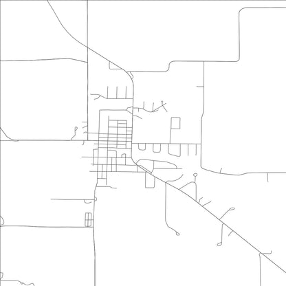 ROAD MAP OF GOWER, MISSOURI BY MAPBAKES
