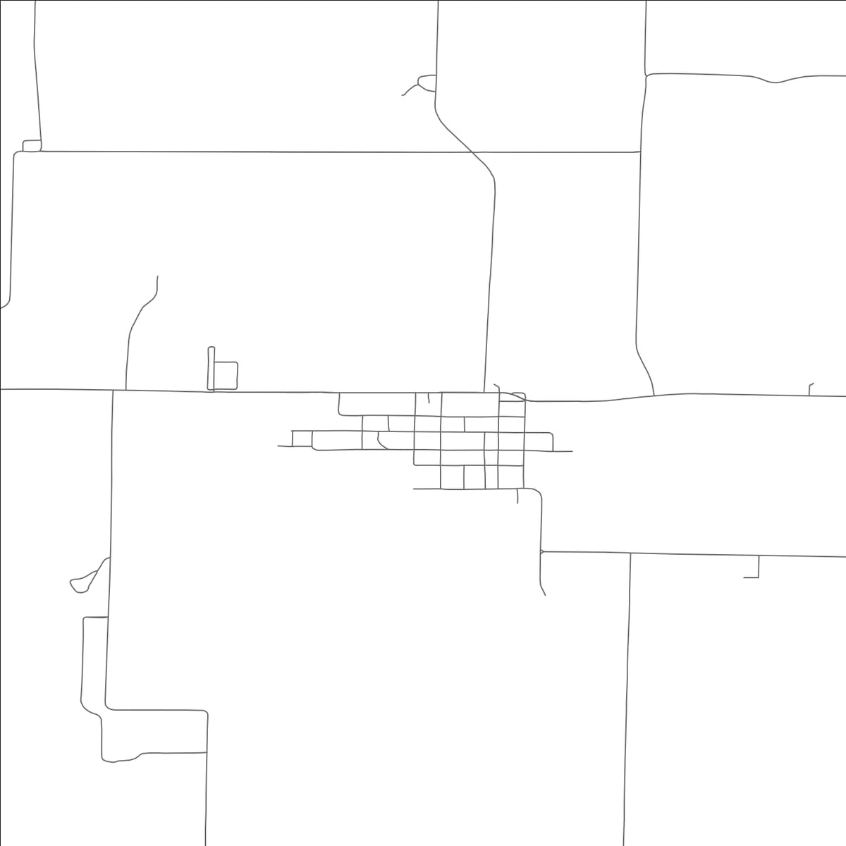 ROAD MAP OF GRAHAM, MISSOURI BY MAPBAKES