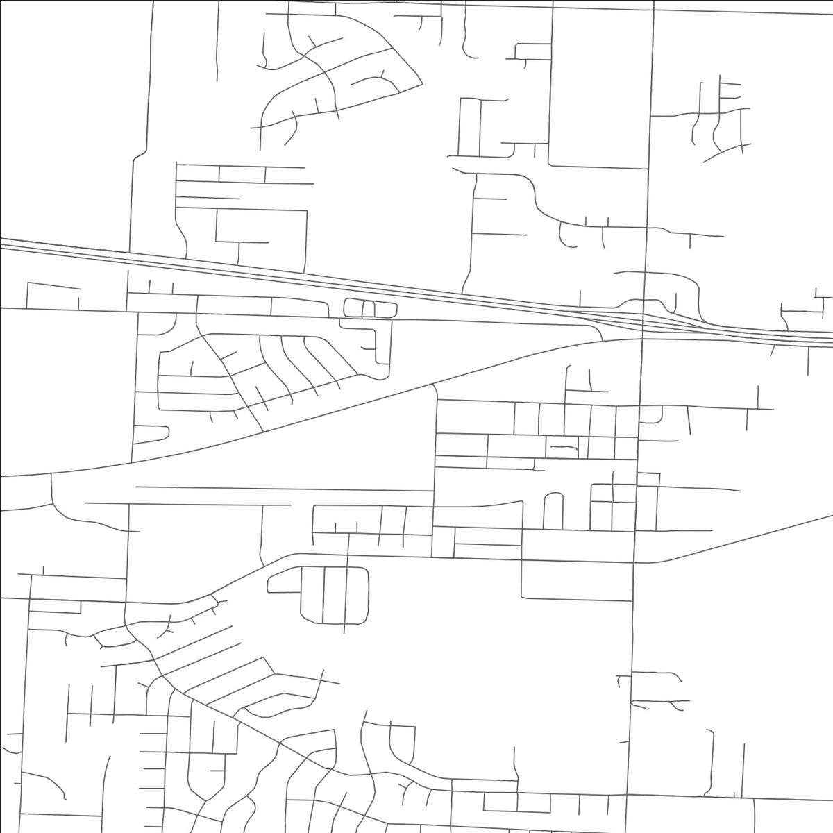ROAD MAP OF GRAIN VALLEY, MISSOURI BY MAPBAKES