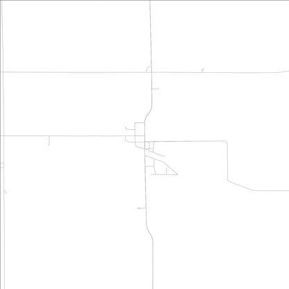 ROAD MAP OF HARDY, LOWA BY MAPBAKES