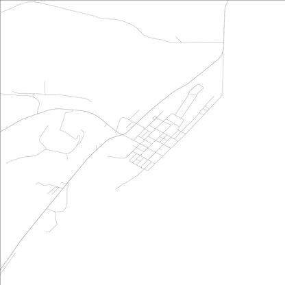 ROAD MAP OF HARPERS FERRY, LOWA BY MAPBAKES