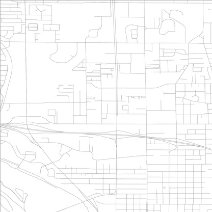 ROAD MAP OF COEUR D'ALENE, IDAHO BY MAPBAKES