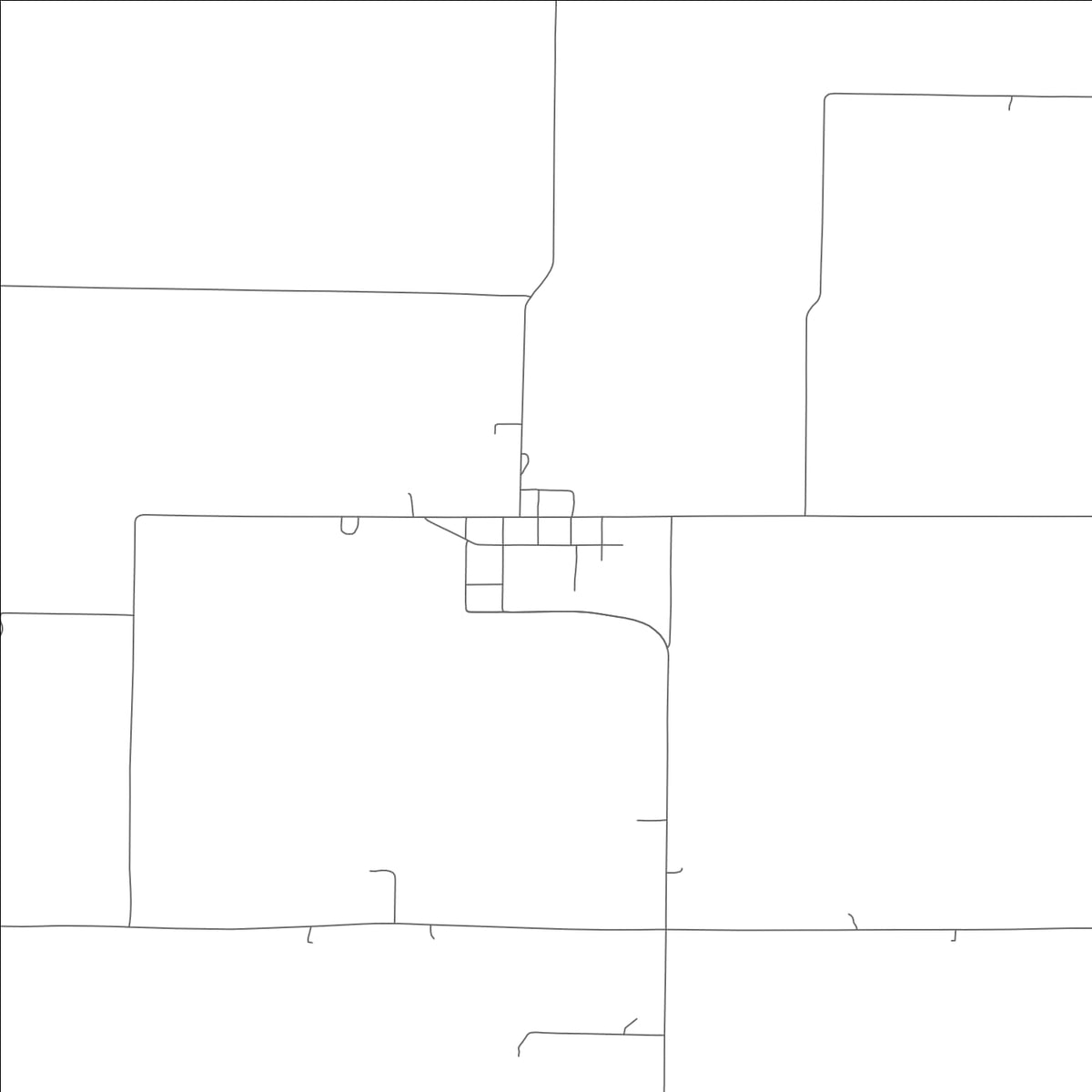 ROAD MAP OF GRANGER, MISSOURI BY MAPBAKES