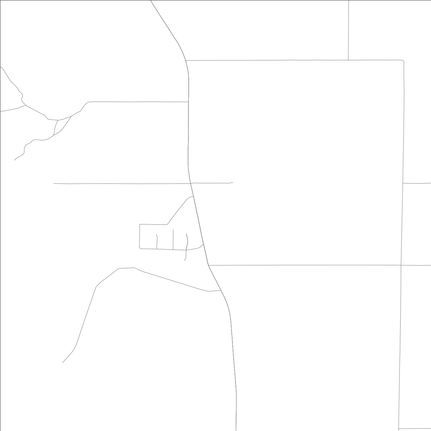 ROAD MAP OF EAGLEVILLE, CALIFORNIA BY MAPBAKES