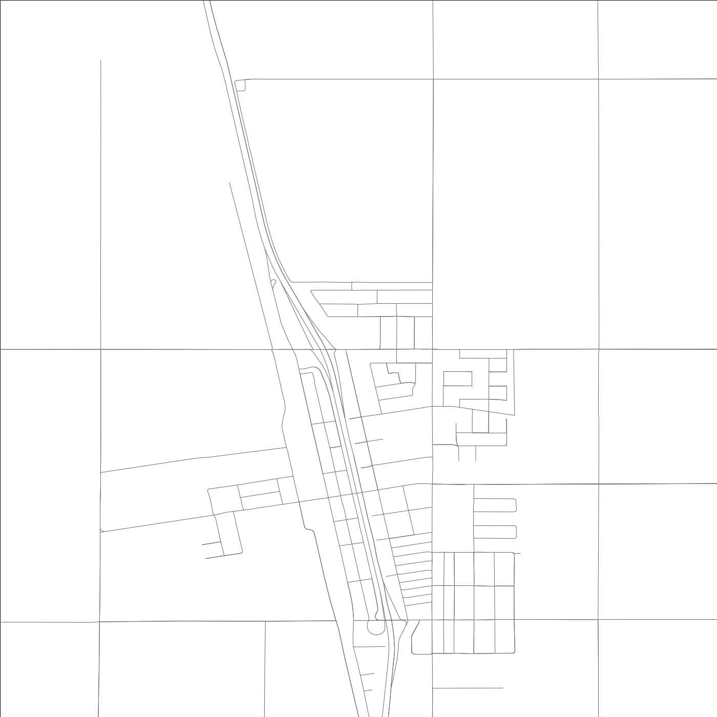 ROAD MAP OF EARLIMART, CALIFORNIA BY MAPBAKES