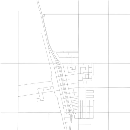 ROAD MAP OF EARLIMART, CALIFORNIA BY MAPBAKES