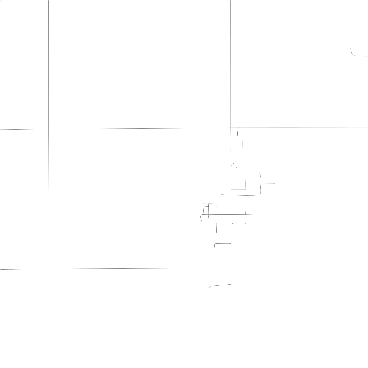 ROAD MAP OF ELLIOTT, ILLINOIS BY MAPBAKES