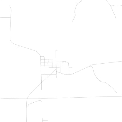 ROAD MAP OF HARVEY, LOWA BY MAPBAKES
