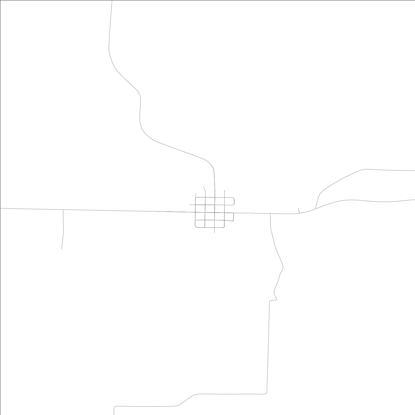 ROAD MAP OF ELLISVILLE, ILLINOIS BY MAPBAKES