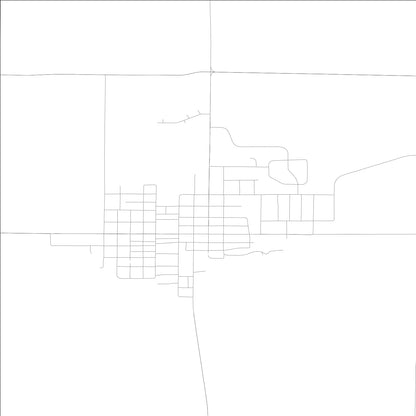 ROAD MAP OF ELMWOOD, ILLINOIS BY MAPBAKES